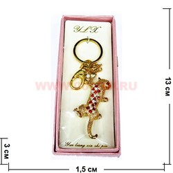 Брелок "Пантера", стразы, 6 штук в уп.,цена за штуку - фото 65279