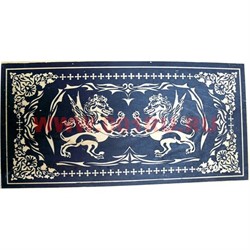 Нарды из березы 20х40 см рисунки в ассортименте - фото 65486