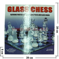 Шахматы стеклянные большие - фото 65611