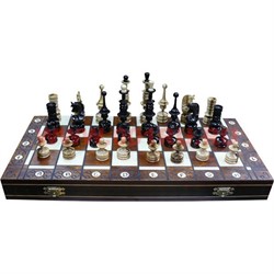 Шахматы деревянные из дуба 52х52 см доска - фото 65708