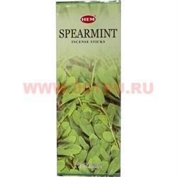 Благовония HEM "Spearmint" (Мята курчавая) 6 шт/уп, цена за уп - фото 65794