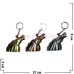 Зажигалка газовая брелок "Конь" 3 цвета (20 шт/уп) - фото 65869