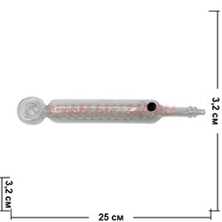 Трубка стеклянная 25 см - фото 66161