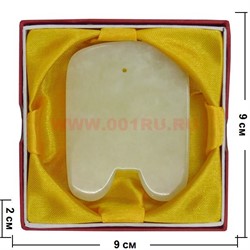 Пластина из нефрита для массажа "гуаша" - фото 66671