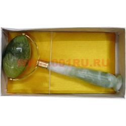 Массажер из нефрита с латунью (15 см длина) - фото 66684