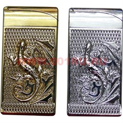 Зажигалка газовая "Ящерица" 2 цвета - фото 66696