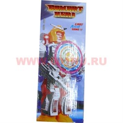 Игрушка "Робот" музыкальный 27 см (ходит, стреляет) - фото 66977
