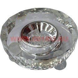 Подставка под кристалл стеклянная с адаптером 220V - фото 67086