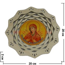 Тарелка с иконкой "Икона Божьей Матери" - фото 67317