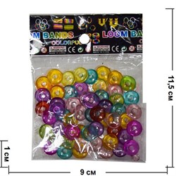 Фурнитура "пуговички" цена за 12 уп (для плетения браслетов и рукоделия 50-55 шт) - фото 67334