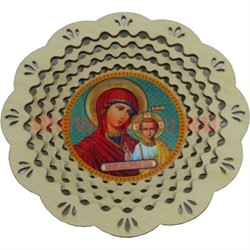 Тарелка с иконкой "Казанская Икона Божьей Матери" - фото 67335