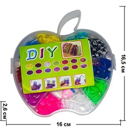 Набор резинок "яблоко малое" Лум Бэндс для плетения браслетов - фото 67442