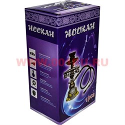 Кальян на 1 трубку (HK-191) 53 см, цвета в ассортименте, 12 шт/кор - фото 67470