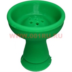 Чашка для кальяна силиконовая зеленая - фото 68507