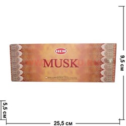 Благовония HEM Musk (Мускус) 6шт/уп, цена за уп - фото 68965