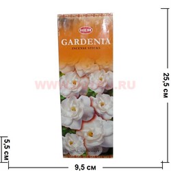 Благовония HEM Gardenia (Гардения) 6шт/уп, цена за уп - фото 68969