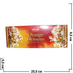 Благовония HEM Orange Blossom (Апельсиновый цвет) 6шт/уп, цена за уп - фото 69000