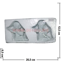 Ангелочки из фарфора (GV-444) с жемчужиной (стразы) - фото 69033