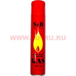 Газ для зажигалок оптом S&B 200 мл 24 шт/упаковка - фото 69085