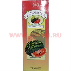 Благовония HEM Watermelon (Арбуз) 6шт/уп, цена за уп - фото 69099