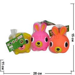 Игрушка детская с язычком (пищит), цвета миксом - фото 69397