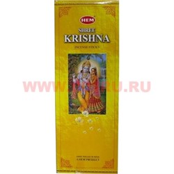 Благовония HEM Shree Krishna (Шри Кришна) 6шт/уп, цена за уп - фото 69430