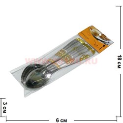 Ложки чайные металлические (651) коробка 1200 шт - фото 70186