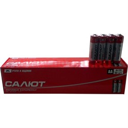 Батарейки солевые "Салют" АА, цена за уп 60 шт - фото 70258