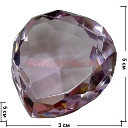 Кристалл "Сердце" 5см - фото 70290