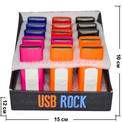 Зажигалка USB цвета в ассортименте - фото 70409