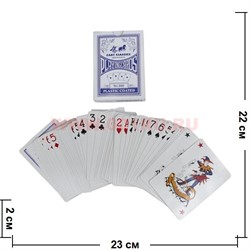 Карты игральные пластик 56 карт (988), цена за 10 штук - фото 70477