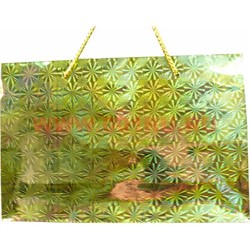 Пакет подарочный голографический горизонтальный 20х30 см, 20 шт\уп - фото 70725