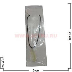 Подвеска "Кристалл" 45 см цитрин - фото 70966