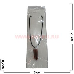 Подвеска "Кристалл" 45 см авантюрин - фото 71006