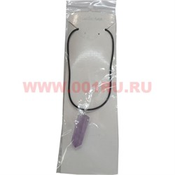 Подвеска "Кристалл" 45 см аметист - фото 71078
