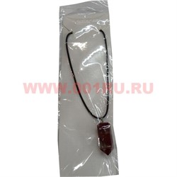 Подвеска "Кристалл" 45 см сердолик - фото 71090