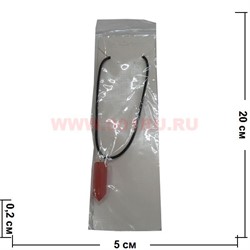 Подвеска "Кристалл" 45 см халцедон - фото 71103