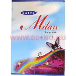 Благовония Satya Milan (Милан) 12уп х 20 гр, цена за 12 уп - фото 71236
