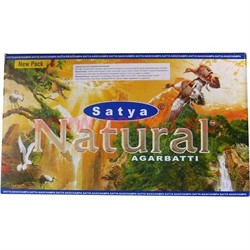 Благовония Satya Natural (Натурал) 15 грамм 12 упаковок - фото 71285