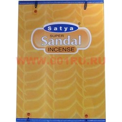 Благовония Satya Super Sandal (Супер Сандал) 12уп х 25 гр, цена за 12 уп - фото 71288