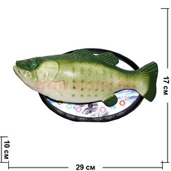 Интерактивная подвижная рыба, 3 цвета (поет, разговаривает, повторяет) - фото 71900