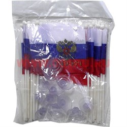 Флаги России на присоске (пара), цена за 12 пар - фото 72113