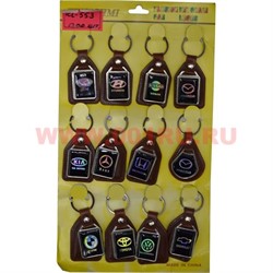 Брелок кожаный (KL-553) марки машин 60 шт/уп - фото 72790