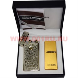 Зажигалка Jobon разрядная с узорами с зарядкой от USB - фото 73223