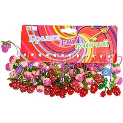 Подвеска (SM-01) на сотовый, сумочку «ягодки», цена за 120 шт (3600 шт/кор) - фото 73673