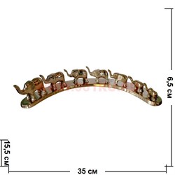 7 слонов на мосту из латуни (Индия) - фото 74027