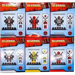 Конструктор Deadpool 6 моделей 12 шт/уп - фото 74577