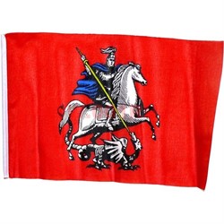 Флаг Москвы 90х135 см без древка 10 шт/бл (240 шт/кор) - фото 74724