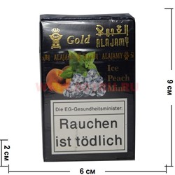 Табак для кальяна Al Ajamy Gold 50 гр "Ice Peach Mint" (альаджами) - фото 74852