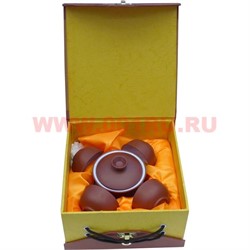 Чайный набор в подарочной коробке (глина+фарфор) - фото 75063
